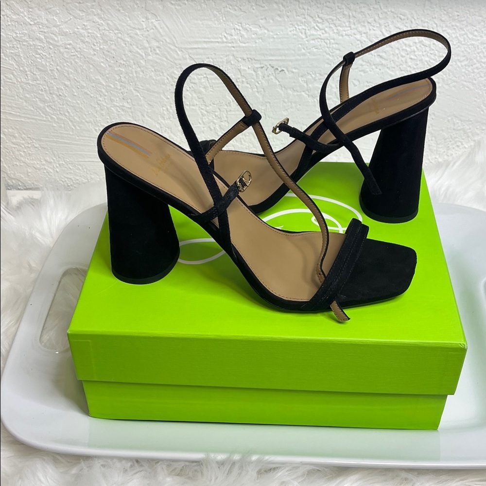 Sam Edelman Black Strappy Heels - Picture 2 of 9